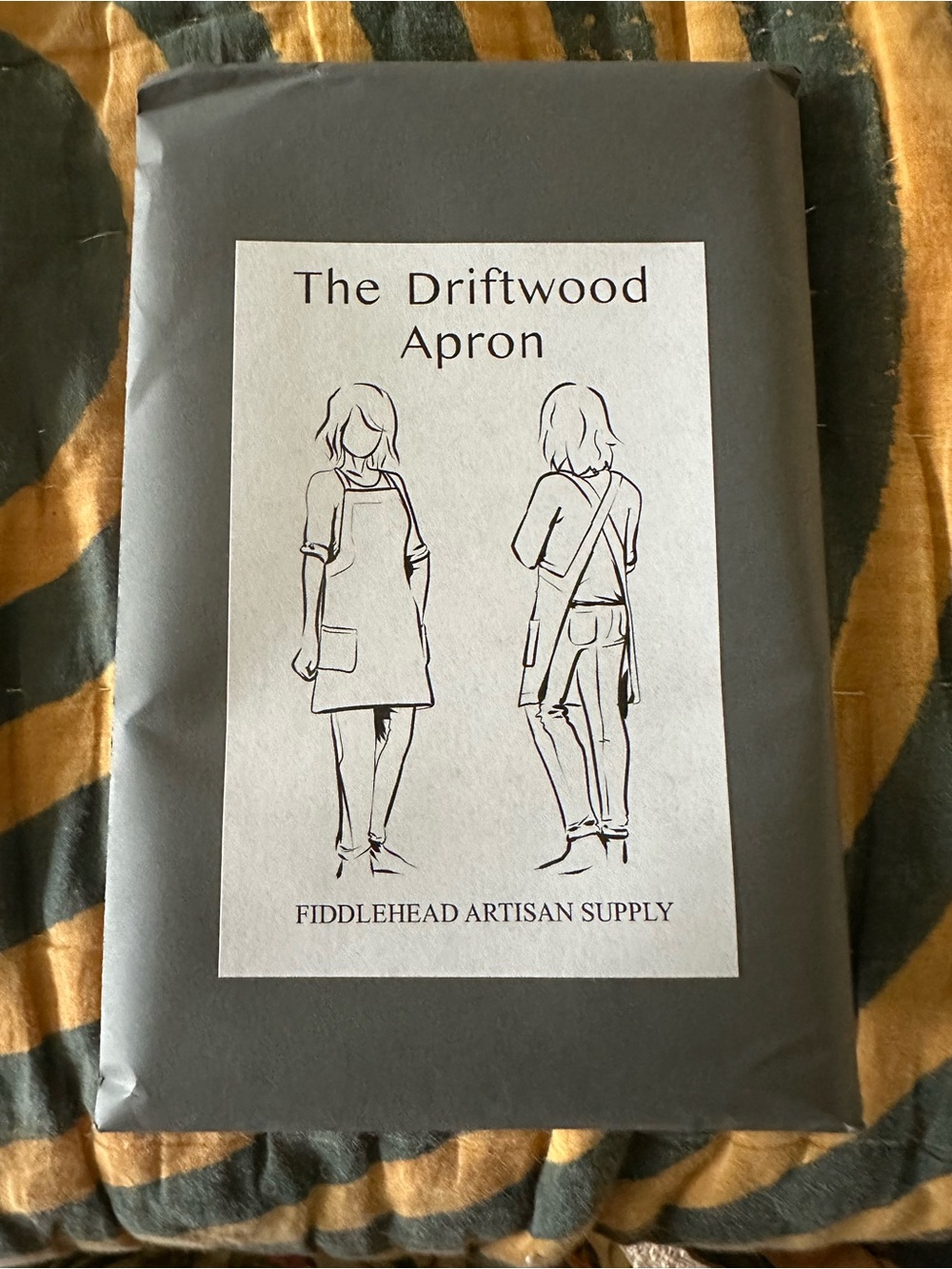 The Driftwood Apron Sewing Pattern by Fiddlehead Artisan Supply NEW